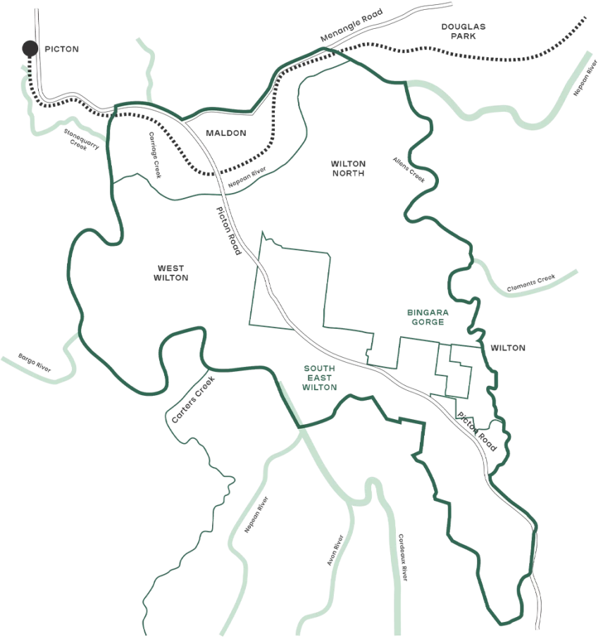 Wilton Map